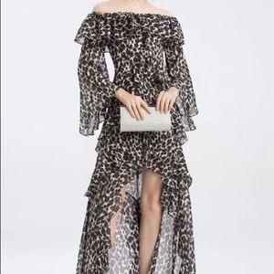 BCBG Leopard printed dress